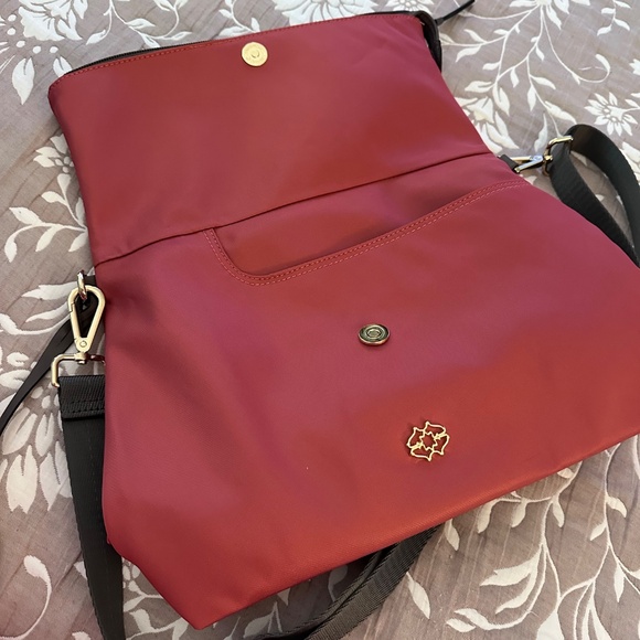 RADLEY London 24/7 Small Flapover Crossbody in Copper Pink - Picture 9 of 14